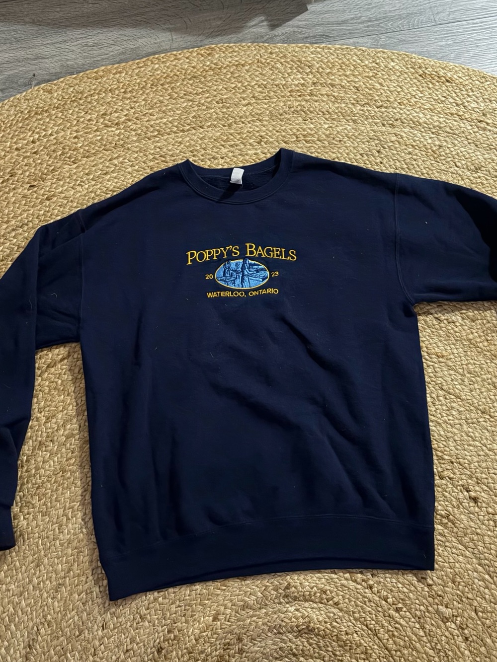 Navy Crewneck Sweatshirt